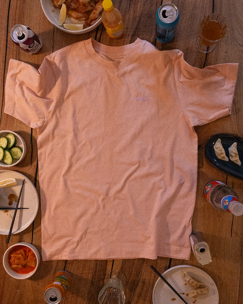 Heavy MOB Tee - Soft Peach